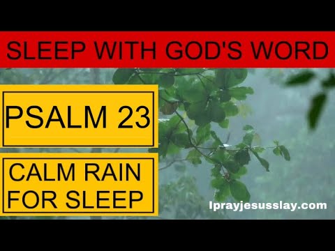 Sleep with God’s word(Psalm 23) #calmrain  #peacefulmusic #sleepwithgodsword  #sleep #sleepmusic