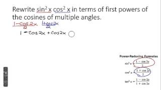 Double Angle and Product to Sum Trig Formulas