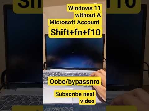 Windows11 Without A microsoft Account#ytshorts #windows#short #laptop #software#microsoft #upgrade