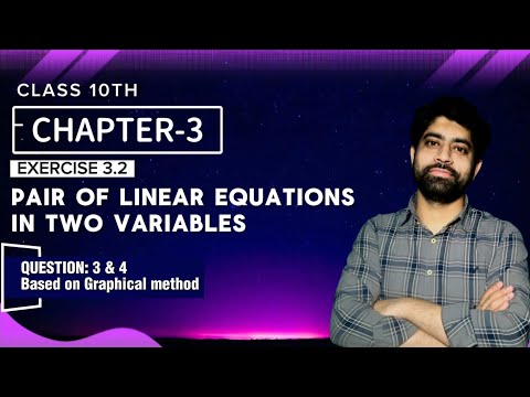 Class 10 Maths Chapter 3 - Exercise 3.2 Q3 & Q4 | Substitution Method | NCERT Solutions 2025-26 #fyp