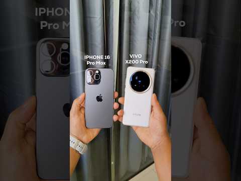 vivo x200 pro vs iphone 16 pro max camera test #shorts