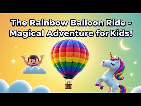 The Rainbow Balloon Ride – A Magical Nursery Rhyme Adventure!