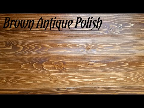 brown antique polish