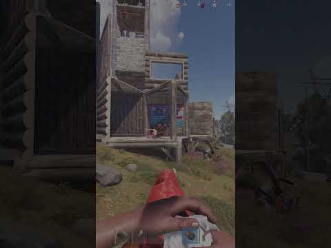 Skydive to TRAP Base  #rust #rusttrapbase #rusttrolling #rustfunny