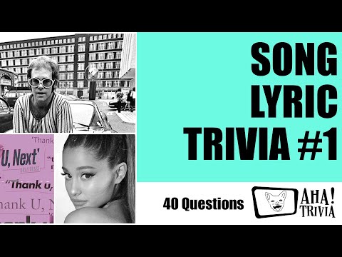 Name That Tune! Can you guess the song and artist from these opening lyrics?