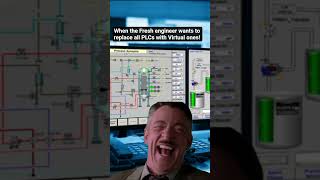 When the Fresh PLC engineer wants to replace all PLCs with Virtual !#plc #virtualplc  #automation