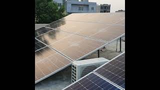 fronus mono half cut panal, fitting by 4 panals stretcher stand #short #short_youtube