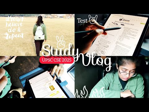 UPSC STUDY VLOG📚📝#upscvlog #studyvlog #upsc2025 #ias2025 #csat #upscprelims2025 #upscpreparation #pw