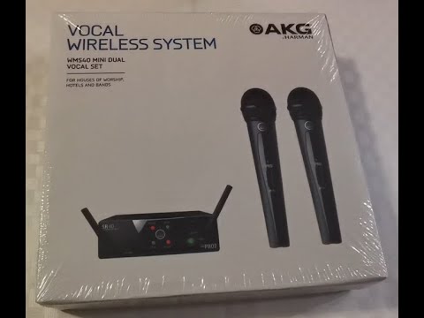 Unboxing: AKG Wireless System WMS40 MINI DUAL VOCAL SET