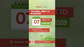 Only 7 Days Left to Register for CHE2025 – Join Global Experts in Climate & Health!