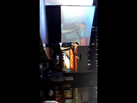 I watched Sam Concepcion free show at Market Market  2.14.15