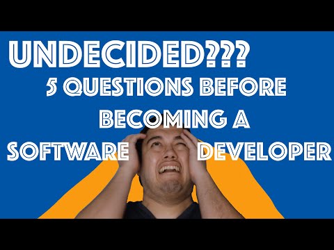 5 questions before you become a software developer