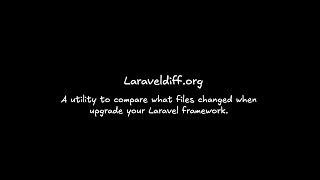 Upgrade Laravel Project with Laraveldiff