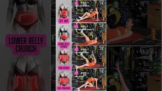 4 Quick Abs Exercises at Home  Burn Belly Fat & Tone Your Core Fast🔥