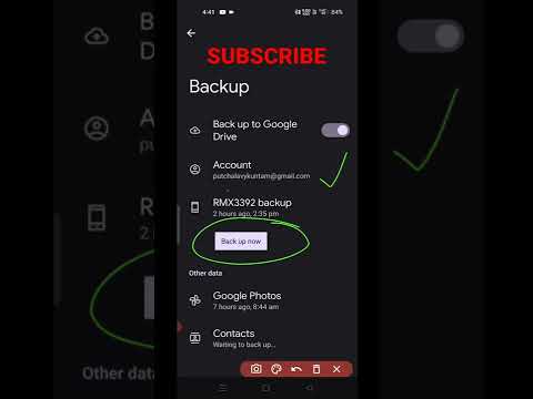 || Shorts||Mobile లో data backup ||photos||contacts