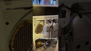 DIY dryer fix  #diy #diyfix #gasdryer #dryerrepair #dryernotheating #ritahunter #ritahunterrealtor