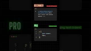 Stop Using   for Spacing! Beginner vs Pro CSS Tip
