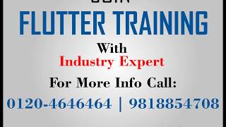 flutter training @ DUCAT. Best Flutter training institute in Noida.