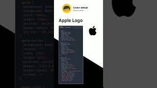 HTML & CSS Apple Logo #shots #apple #logo #iphone  #css #viralshorts  #trendingshorts