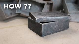 Forging a Steel Box With No Cuts and No Welding (After Many Failures)