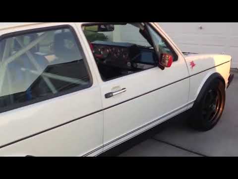 VW MK1 Race Car 1984 VW GTI Race Car, High Compression 8v, CIS, walk around