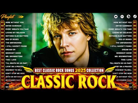 Best Of Classic Rock Songs Of All Time🔥AC/DC,Bon Jovi,Metallica,Guns N' Roses, U2⚡Classic Rock Songs