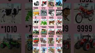 Indian Bikes Driving 3D || All NEW CHEATS CODES #shorts #short