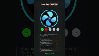 Create a Cooling Fan Animation Using HTML, CSS, and JavaScript | Beginner Tutorial  #shorts #web