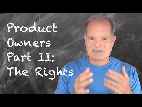 023 Product Owner Part II The Rights