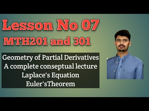 Geometrical meaning of Partial Derivaties || Lesson no 07 Mth201 & 301