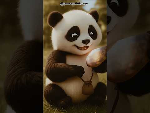 Funny Panda Doing wonder's 🤣. #funny #comedy #animals #ytshorts #anime #anime