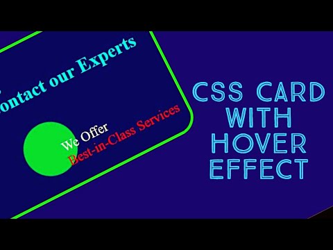 HTML CSS Card Project