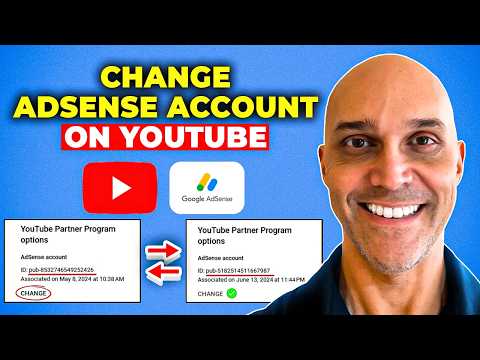 How To Change Adsense Account On Youtube (2024 Update)