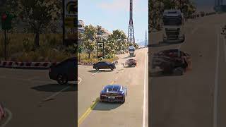 Realistic Highway Car Crashes #238