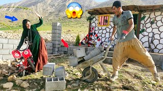 , Making love platforms in the Zalfa hut, Ramin's sudden event with Zalfa  ♥😱