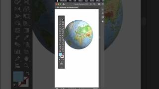 How To Create 3D Globe  #adobeillustratortipsandtricks #howtocreatelogo #viralshorts