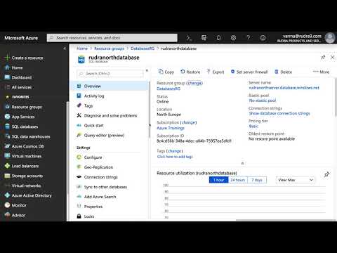 Lab demo - Azure SQL Database security