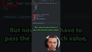 “Named” Function Parameters in Javascript 💡 #javascript #javascriptdeveloper #typescript