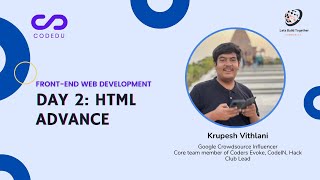 Day 2: HTML Advance | Frontend Web Development Bootcamp | LBT Community