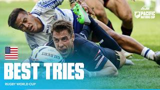 The Pride of the Stars and Stripes | USA's Best Rugby World Cup Tries | Pacific Nations Cup 2024
