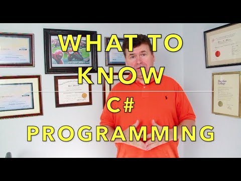 What To Know about learning to program in C#