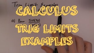 Calculus I: Trigonometric Limit Examples #1
