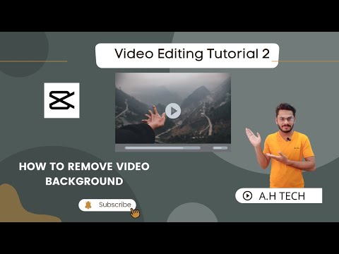 How to Remove Video Background in Capcut || How to change video volume and video qualitiy in CapCut.