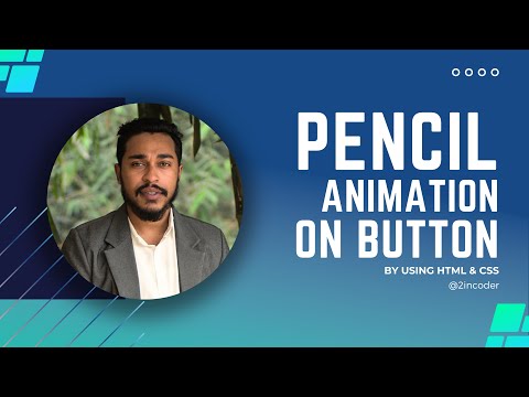 Interactive Pencil Animation: Create Button Effects using HTML and CSS