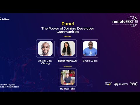 Panel Discussion:  The Power of Joining Developer Communities