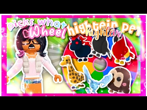 WHEEL picks what HIGH TEIR pet I TRADE for :: -monaplays #adoptme #trademe #wheel #hightierpet #fyp