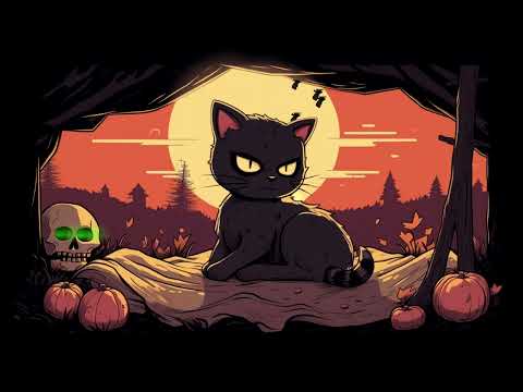 Halloween cat radio 🎃 - chill beats for spooky days