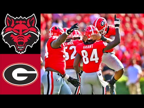 Arkansas State vs Georgia Highlights | NACCF Week 3 | College Football (2019)