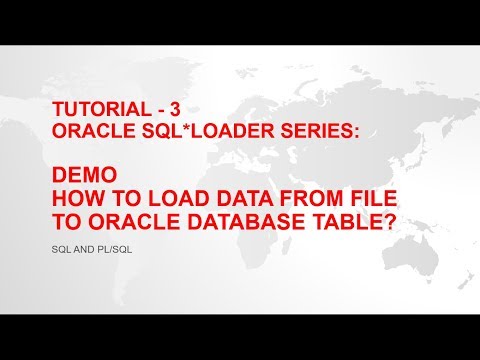 Oracle SQL Loader - How to load data from file(.csv, .dat, .txt) into table - Tutorial - 3
