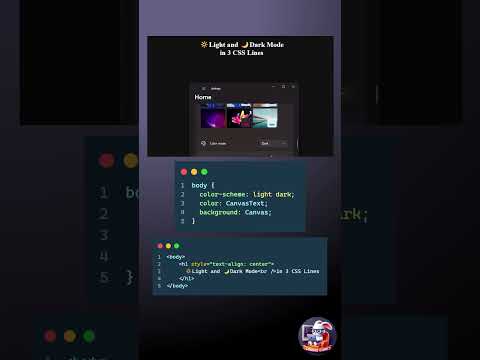Light Dark Mode Toggle in CSS #shorts #css3 #csstutorials #csstricks #webdevelopment #coding